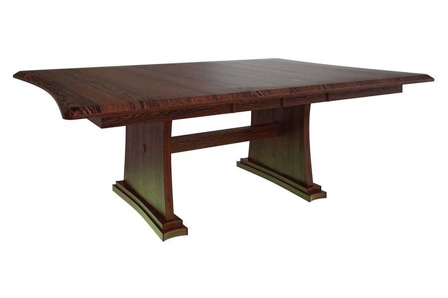 hampton double pedestal dining table